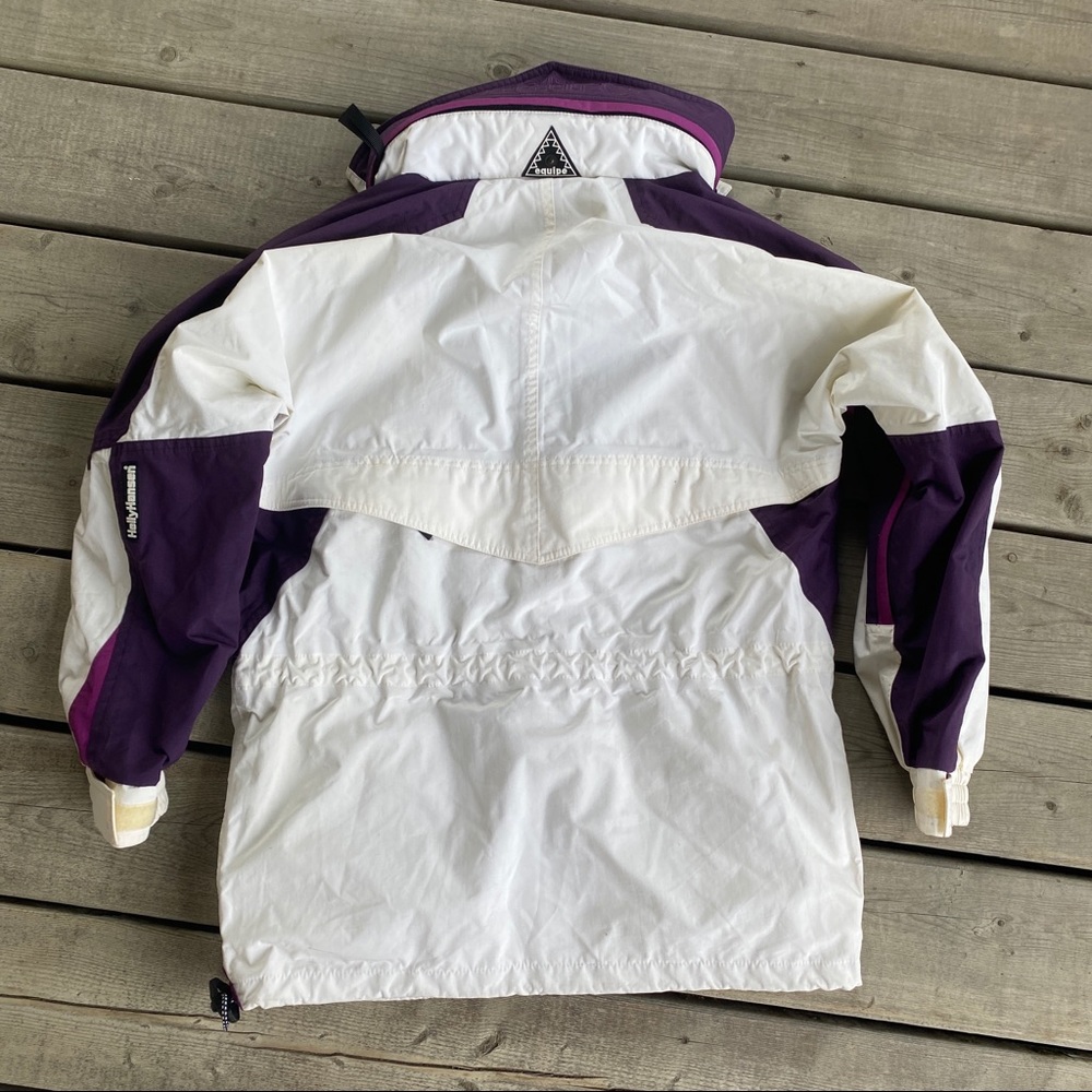 Helly Hansen White and Purple Ski Jacket - Picture 9 of 16